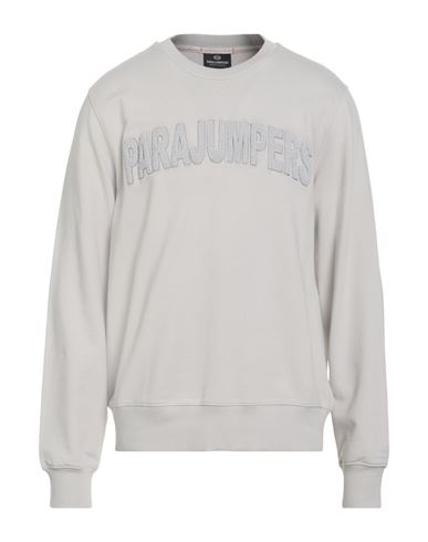 Parajumpers Man Sweatshirt Light Grey Size Xxl Cotton In Gray