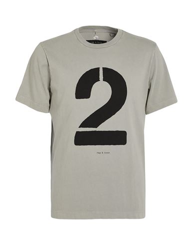 Rag & Bone Man T-shirt Light Grey Size L Cotton In Gray