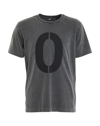 Rag & Bone Man T-shirt Charcoal Size L Cotton In Gray