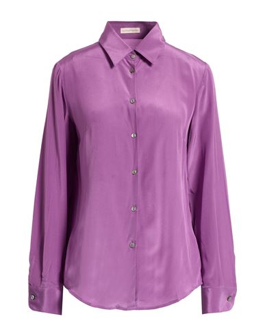 Camicettasnob Woman Shirt Mauve Size 6 Silk In Purple