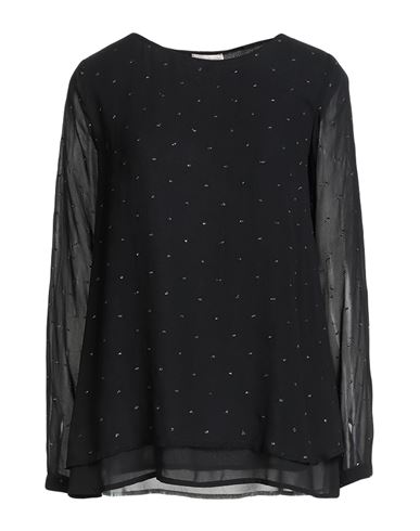 Camicettasnob Woman Top Black Size 4 Viscose