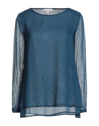 Camicettasnob Woman Top Blue Size 8 Viscose