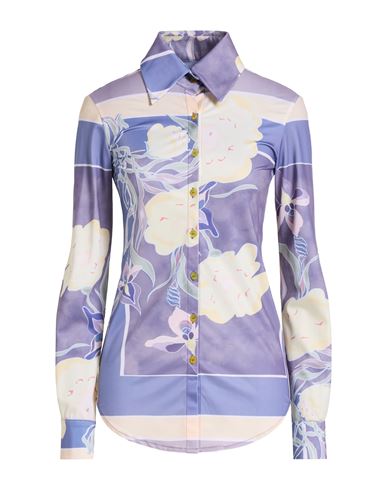 Conner Ives Woman Shirt Lilac Size M Recycled Polyester, Elastane In Multi