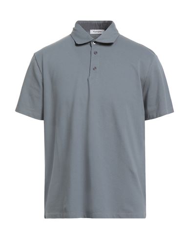Kangra Cashmere Kangra Man Polo Shirt Grey Size 42 Cotton, Elastane In Gray