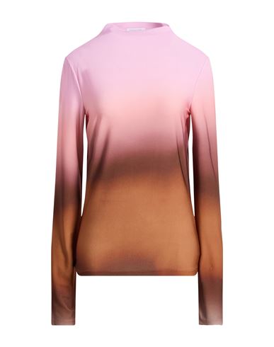 Patrizia Pepe Woman T-shirt Pink Size 2 Polyester, Elastane In Multi