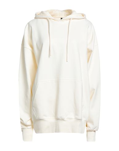 Over-d Over/d Woman Sweatshirt Ivory Size Xxl Cotton In Neutral