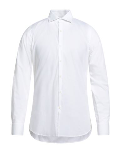Bagutta Man Shirt White Size 17 Cotton In White
