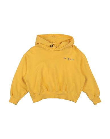 Khrisjoy Toddler Girl Sweatshirt Yellow Size 4 Cotton In Yellow