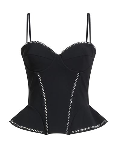 Chiara Boni La Petite Robe Woman Top Black Size 4 Polyamide, Elastane In Black