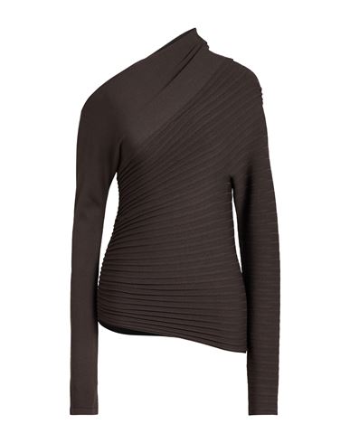 Philosophy Di Lorenzo Serafini Woman Sweater Charcoal Size 8 Viscose, Polyamide In Brown