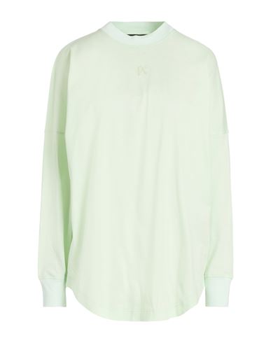 Palm Angels Woman T-shirt Light Green Size M Cotton, Polyester In Green