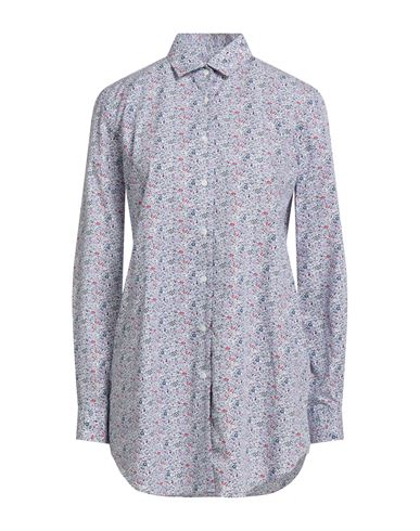 Alexingh Woman Shirt Azure Size 10 Cotton In Blue