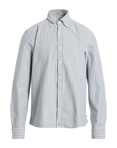 Sonrisa Man Shirt Sage Green Size 15 Cotton In Green