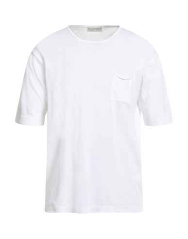 Filippo De Laurentiis Man Sweater White Size 46 Cotton In White