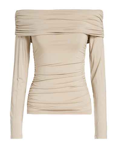 Rag & Bone Woman Top Beige Size L Modal, Elastane In Neutral