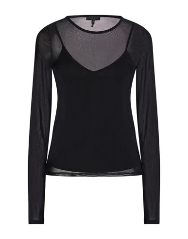 Rag & Bone Woman Top Black Size L Polyester, Elastane In Black