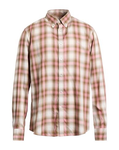Harmont & Blaine Man Shirt Khaki Size L Lyocell In Brown