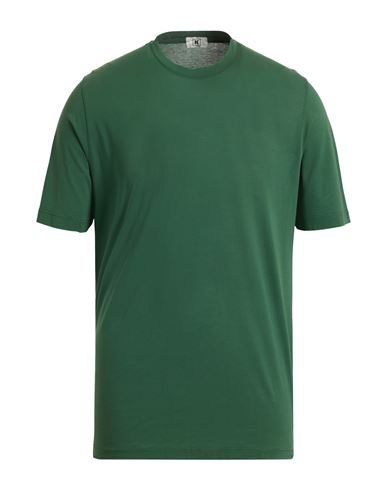 Kired Man T-shirt Military Green Size 42 Cotton In Green