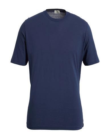 Kired Man T-shirt Midnight Blue Size 42 Cotton In Blue