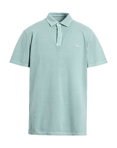 Harmont & Blaine Man Polo Shirt Green Size L Cotton In Green