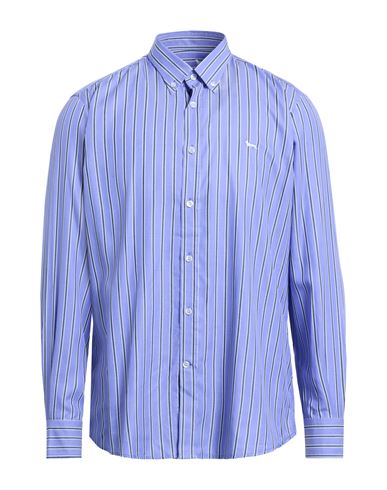 Harmont & Blaine Man Shirt Purple Size L Lyocell In Purple