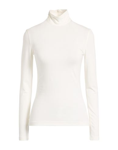 Akris Woman T-shirt White Size 14 Modal, Elastane In White