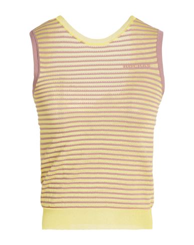 Rochas Woman Top Yellow Size S Polyamide, Polyester, Elastane In Yellow