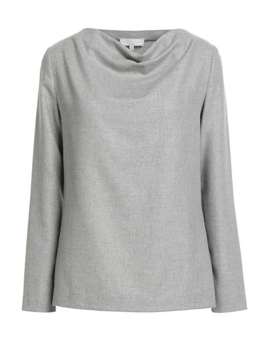 Antonelli Woman Top Grey Size 6 Wool, Polyester, Viscose, Elastane In Gray