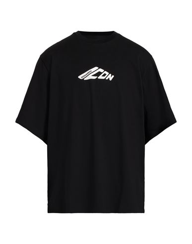 Dsquared2 Woman T-shirt Black Size M Cotton In Black