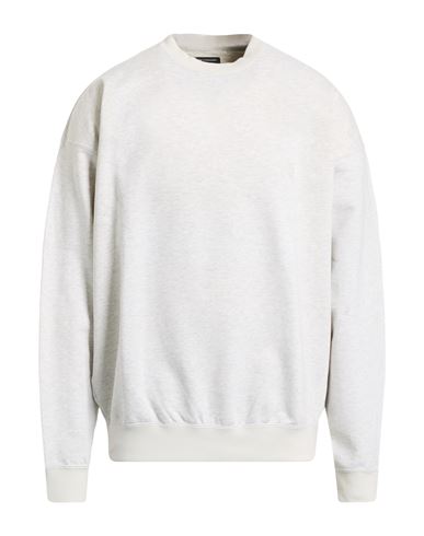 Y-3 Man Sweatshirt Light Grey Size M Cotton, Recycled Polyester, Elastane In Gray