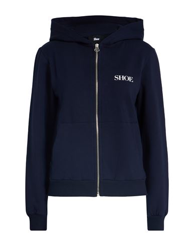 Shoe® Shoe Woman Sweatshirt Midnight Blue Size L Cotton, Elastane