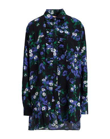 Plan C Woman Shirt Black Size 8 Silk