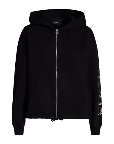 Shoe® Shoe Woman Sweatshirt Black Size Xl Cotton, Elastane In Black