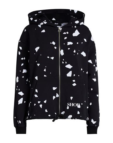 Shoe® Shoe Woman Sweatshirt Black Size Xl Cotton, Elastane In Black