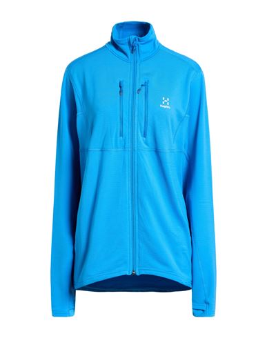 Haglöfs Man Sweatshirt Azure Size L Recycled Polyester, Elastane In Blue