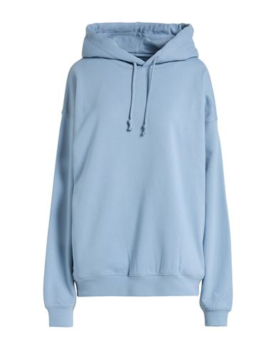 Y-3 Woman Sweatshirt Light Blue Size M Recycled Cotton, Recycled Polyester In Blue