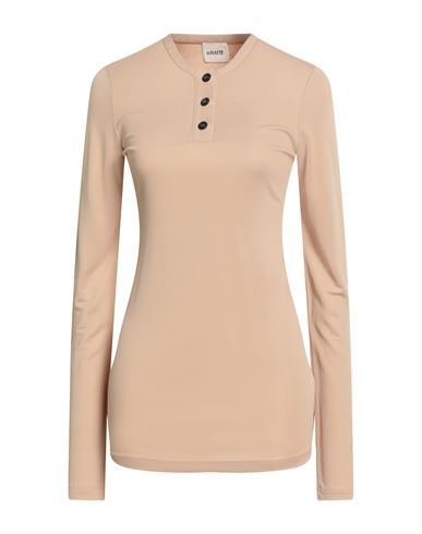 Khaite Woman T-shirt Sand Size M Viscose