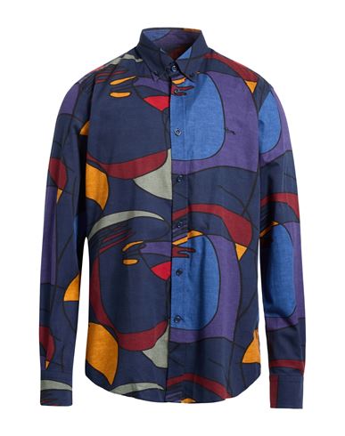 Harmont & Blaine Man Shirt Blue Size 3xl Cotton