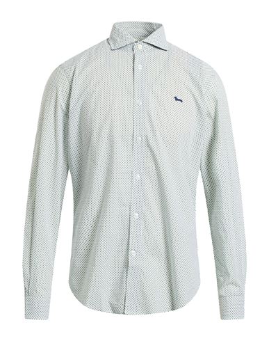 Harmont & Blaine Man Shirt Light Green Size Xxl Cotton In Green