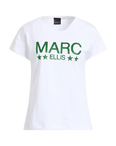 Marc Ellis Woman T-shirt White Size S Cotton In White