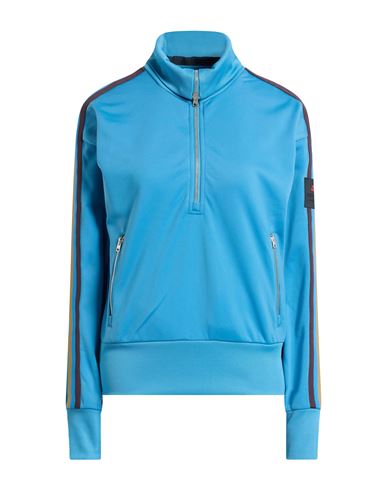 Peuterey.plurals Peuterey. Plurals Woman Sweatshirt Pastel Blue Size 12 Polyester, Polyamide, Elastane In Blue