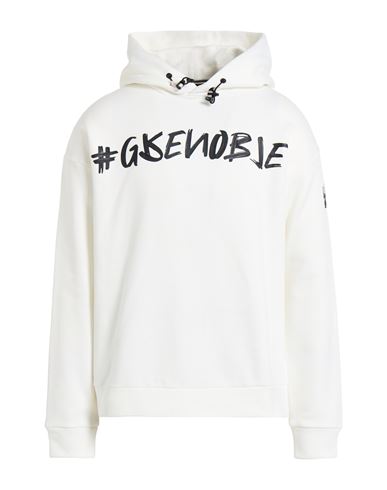Moncler Grenoble Après-ski Man Sweatshirt White Size L Polyamide, Cotton In Neutral