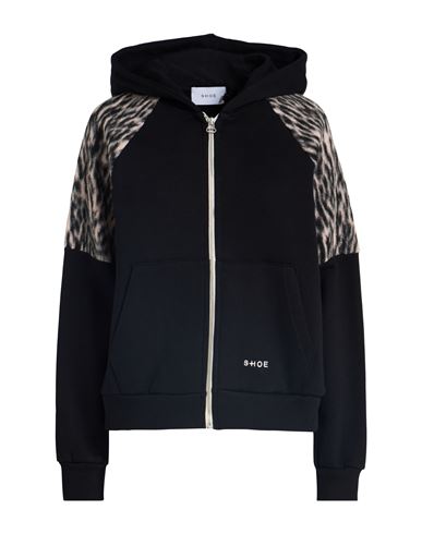 Shoe® Shoe Woman Sweatshirt Black Size Xl Cotton, Polyester In Black