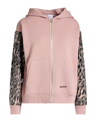 Shoe® Shoe Woman Sweatshirt Blush Size Xl Cotton, Polyester In Pink