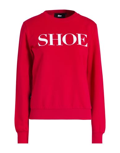 Shoe® Shoe Woman Sweatshirt Magenta Size Xl Cotton, Elastane In Red