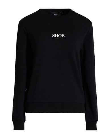 Shoe® Shoe Woman Sweatshirt Black Size Xl Cotton, Elastane In Black
