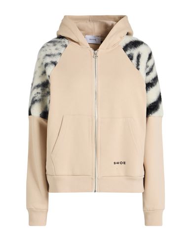 Shoe® Shoe Woman Sweatshirt Beige Size Xl Cotton, Polyester In Neutral