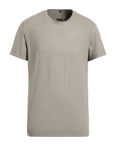 Harmont & Blaine Man T-shirt Grey Size L Cotton In Gray