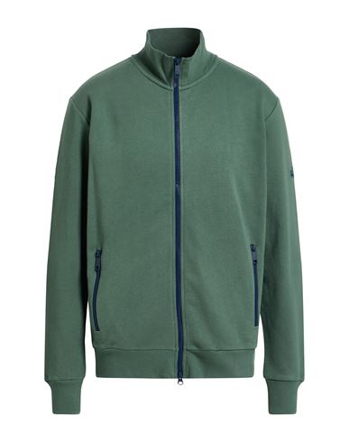 La Martina Man Sweatshirt Sage Green Size 3xl Cotton In Green