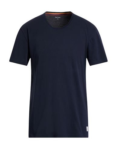 Paul Smith Man T-shirt Midnight Blue Size M Cotton In Blue